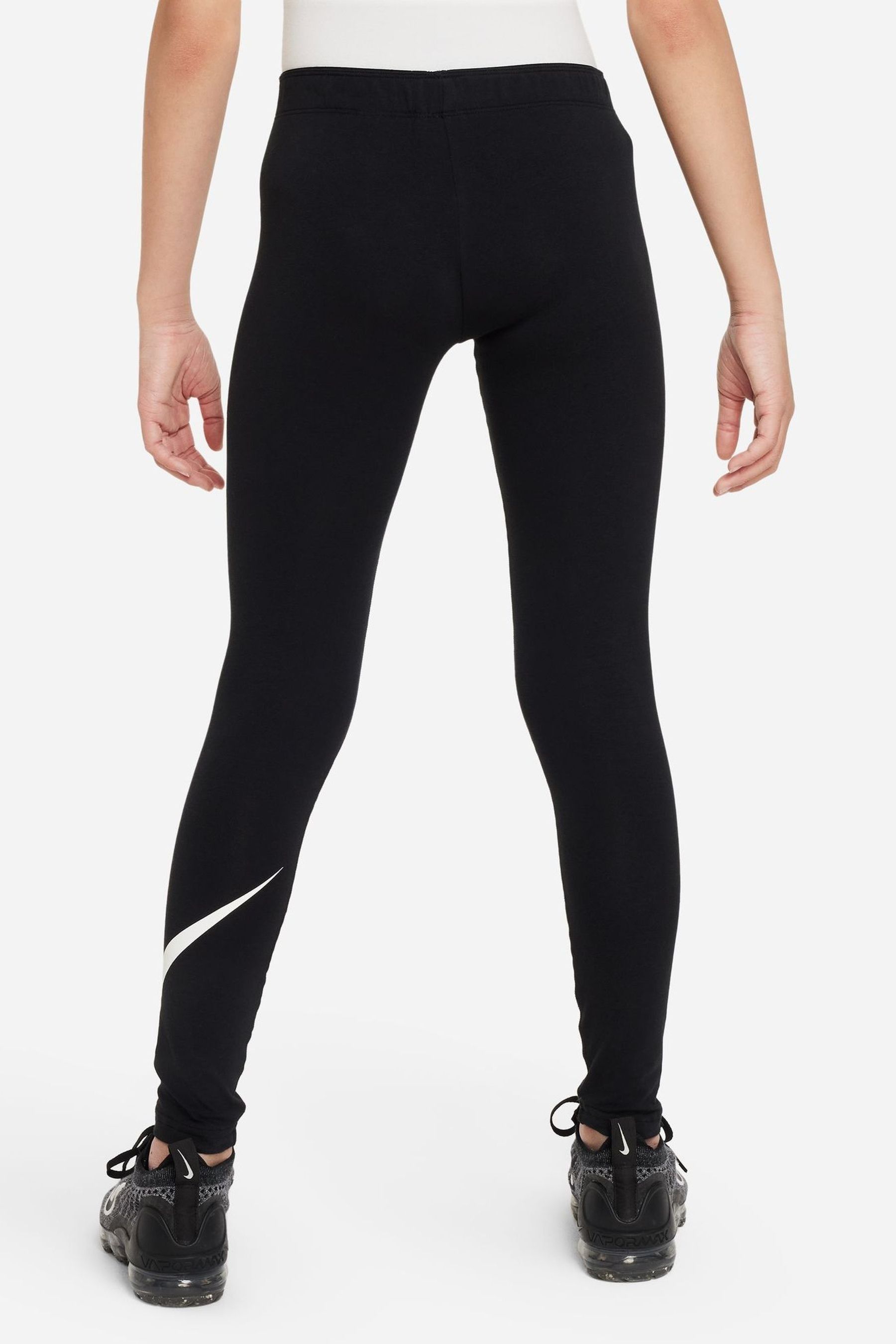 Nike training all sport leggings in black with mini swoosh top