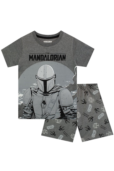 Character Grey Mandalorian Short Pyjamas
