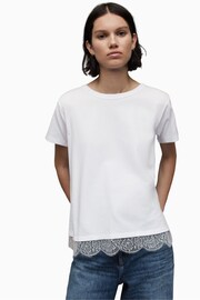 AllSaints White Lee T-Shirt - Image 4 of 8