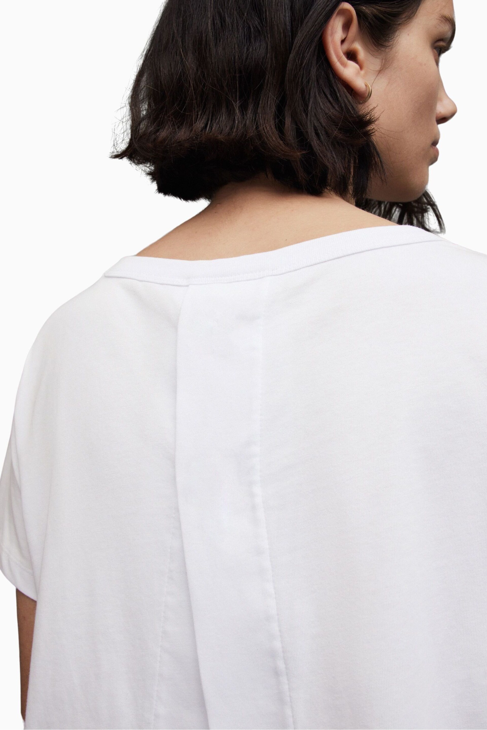 AllSaints White Lee T-Shirt - Image 6 of 8