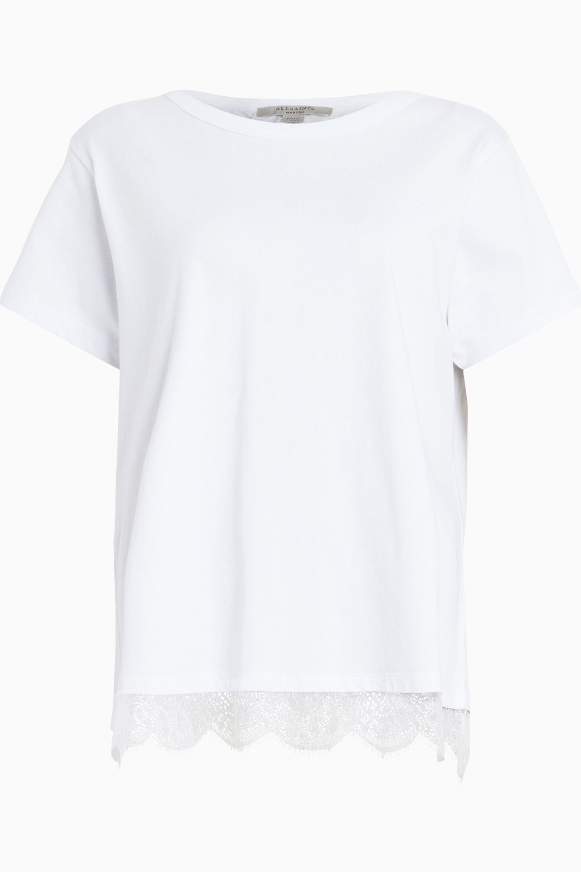 AllSaints White Lee T-Shirt - Image 8 of 8