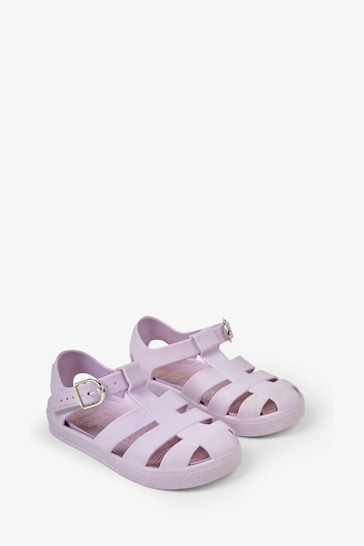 JoJo Maman Bébé Lilac Jelly Sandals