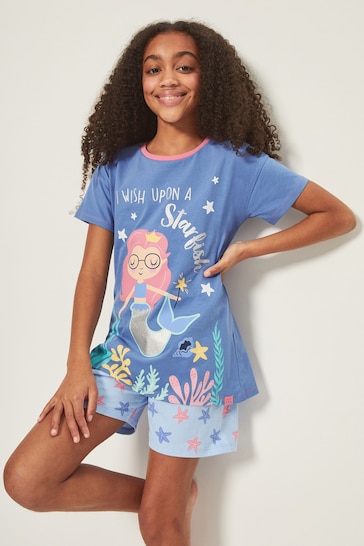 Harry Bear Blue Mermaid Wish Upon a Star Pyjamas