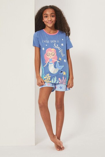 Harry Bear Blue Mermaid Wish Upon a Star Pyjamas