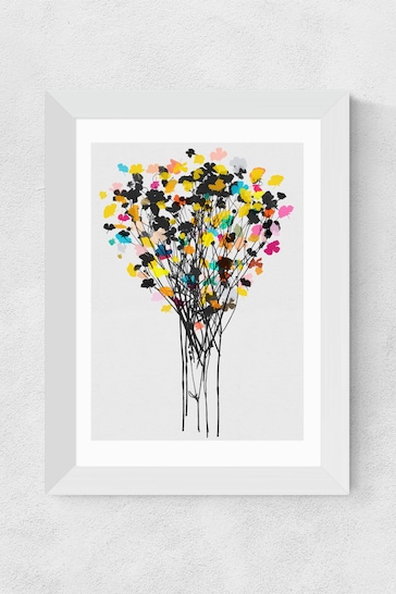 East End Prints White Buttercup 2 Framed Print