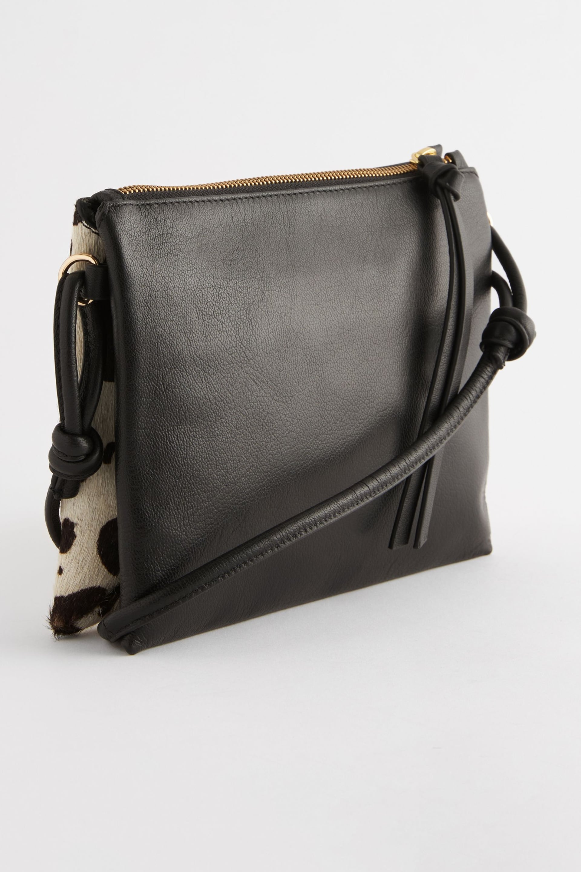 Animal Leather Cross-Body Bag - Image 6 of 9