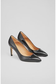 LK Bennett Floret Leather Pointed Toe Courts - Image 2 of 4