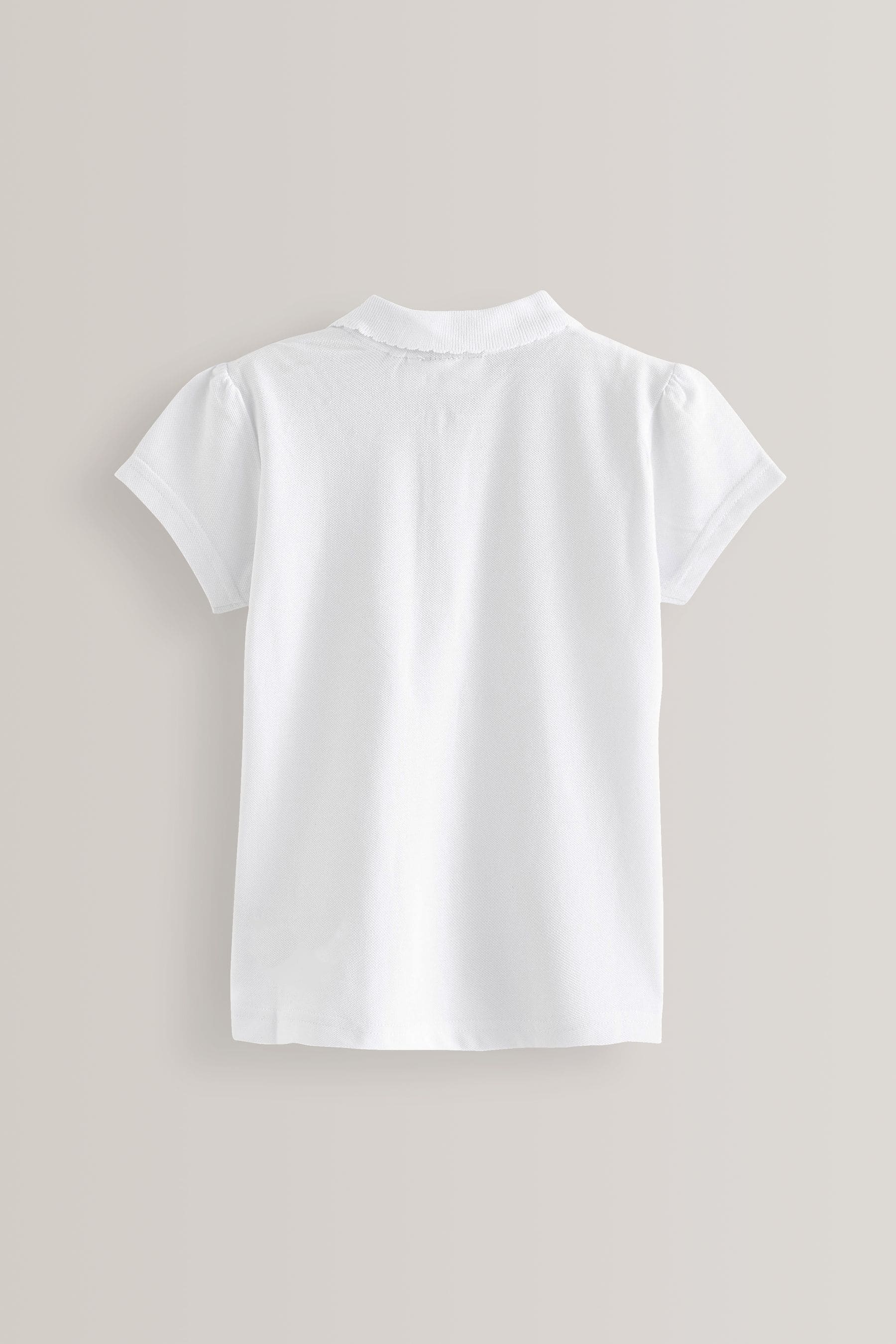 Buy White 2 Pack 100 Cotton Zip Polo Shirts 3 16yrs from the Next UK online shop
