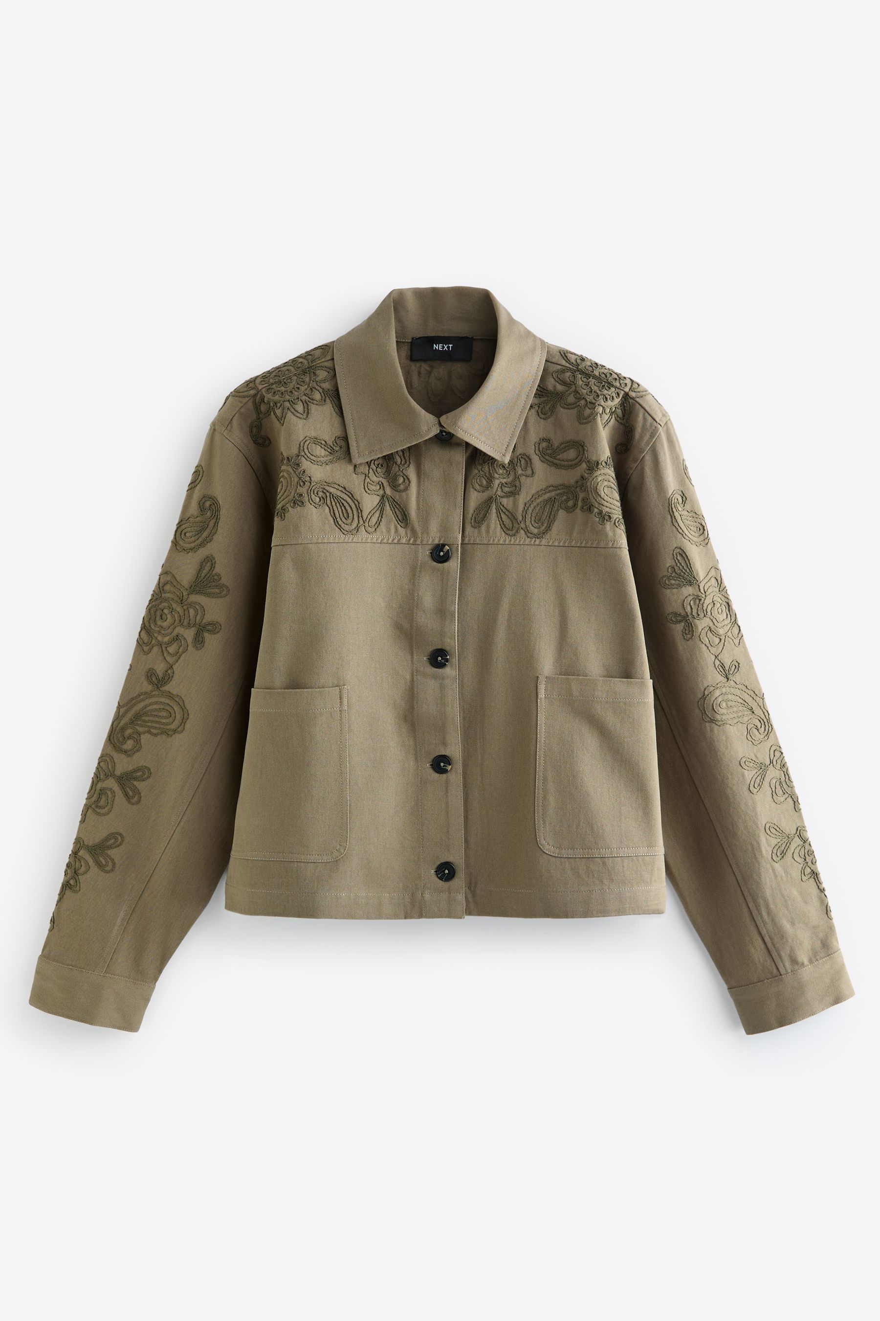 Next khaki jacket deals