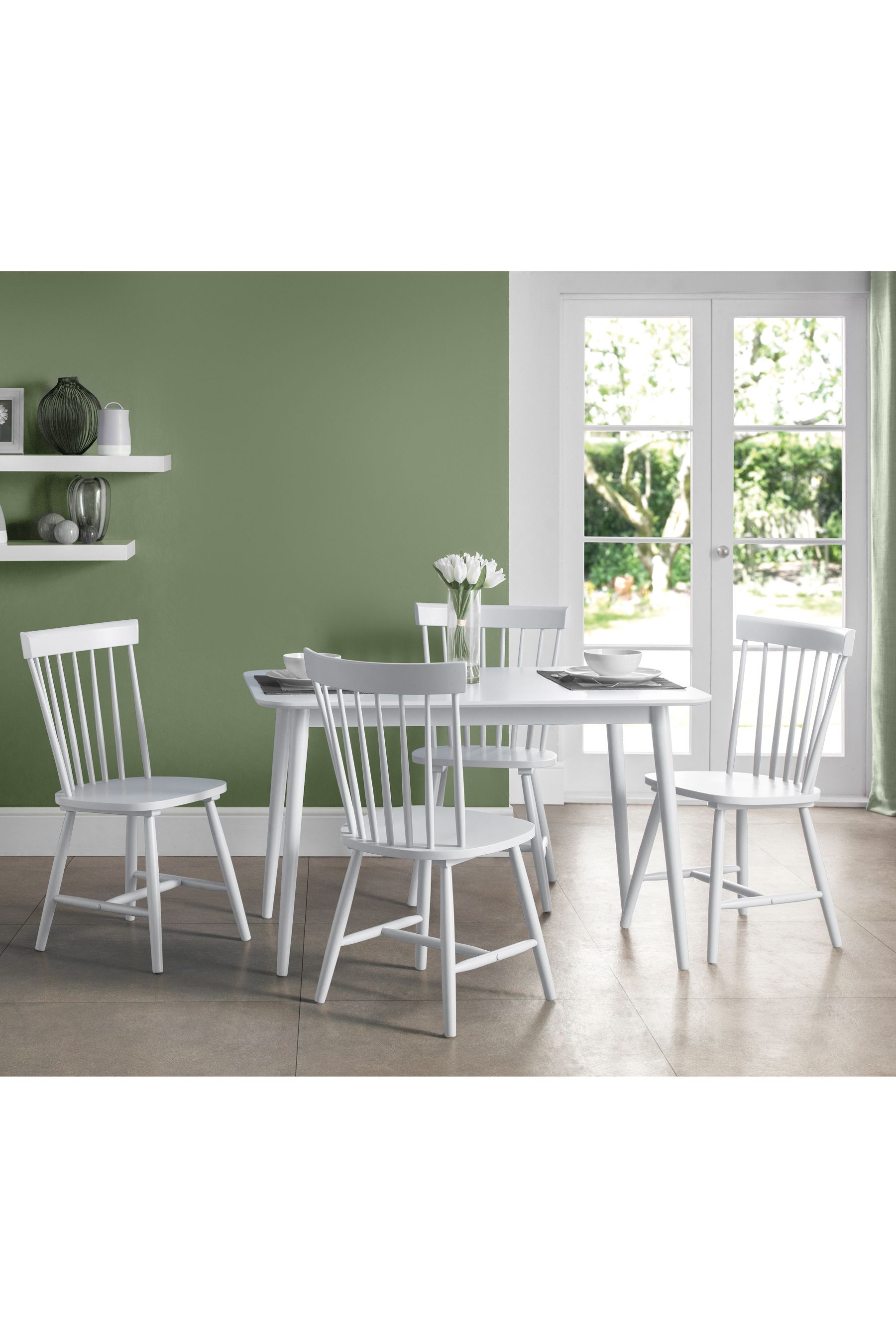 Buy Julian Bowen Set of 2 White Torino Dining Chairs from the Next UK online shop