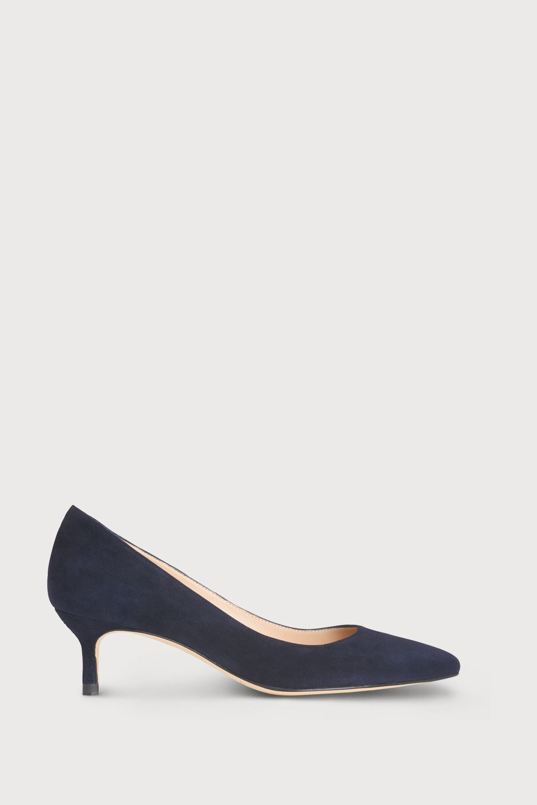 Lk bennett sales suede court shoes