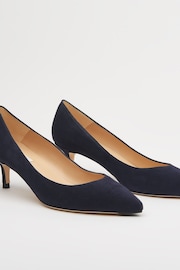 LK Bennett Blue Audrey Suede Court Shoes - Image 2 of 4