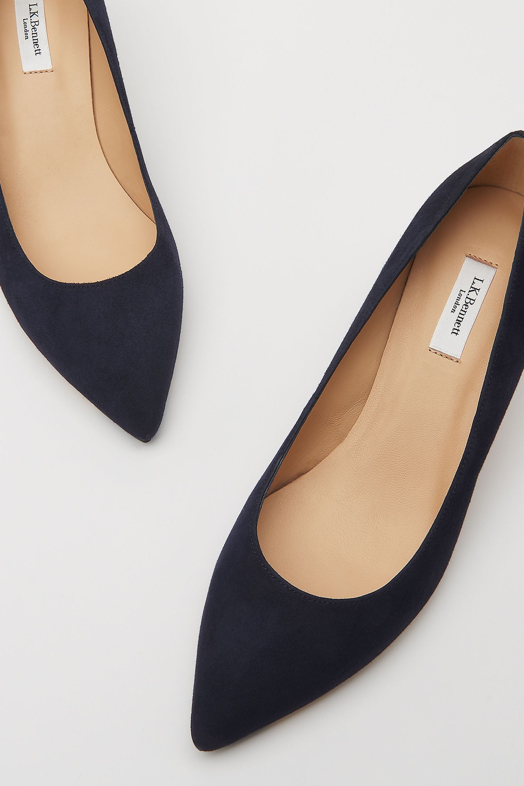 Buy LK Bennett Blue Audrey Suede Court Shoes from Next Canada
