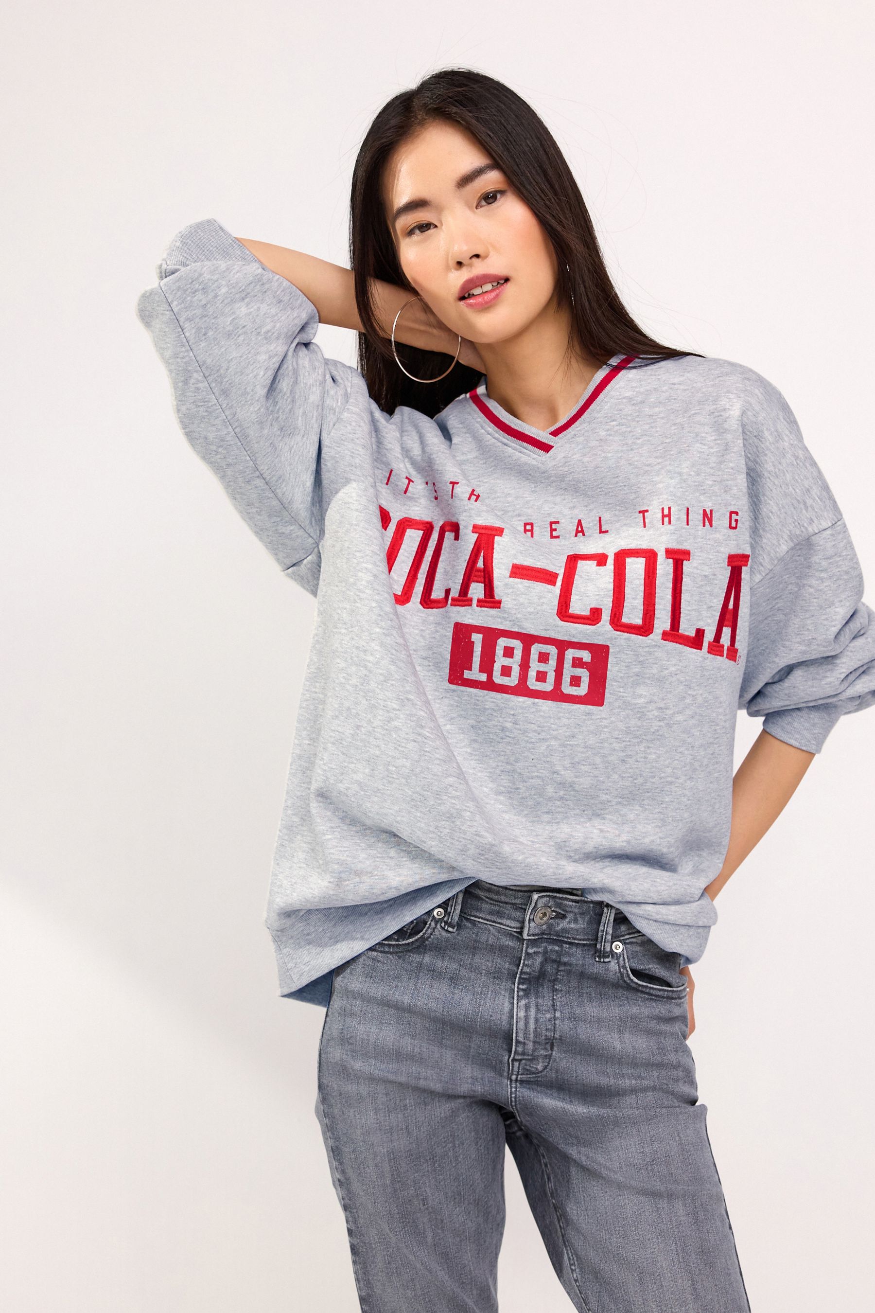Coca cola sweatshirt womens outlet