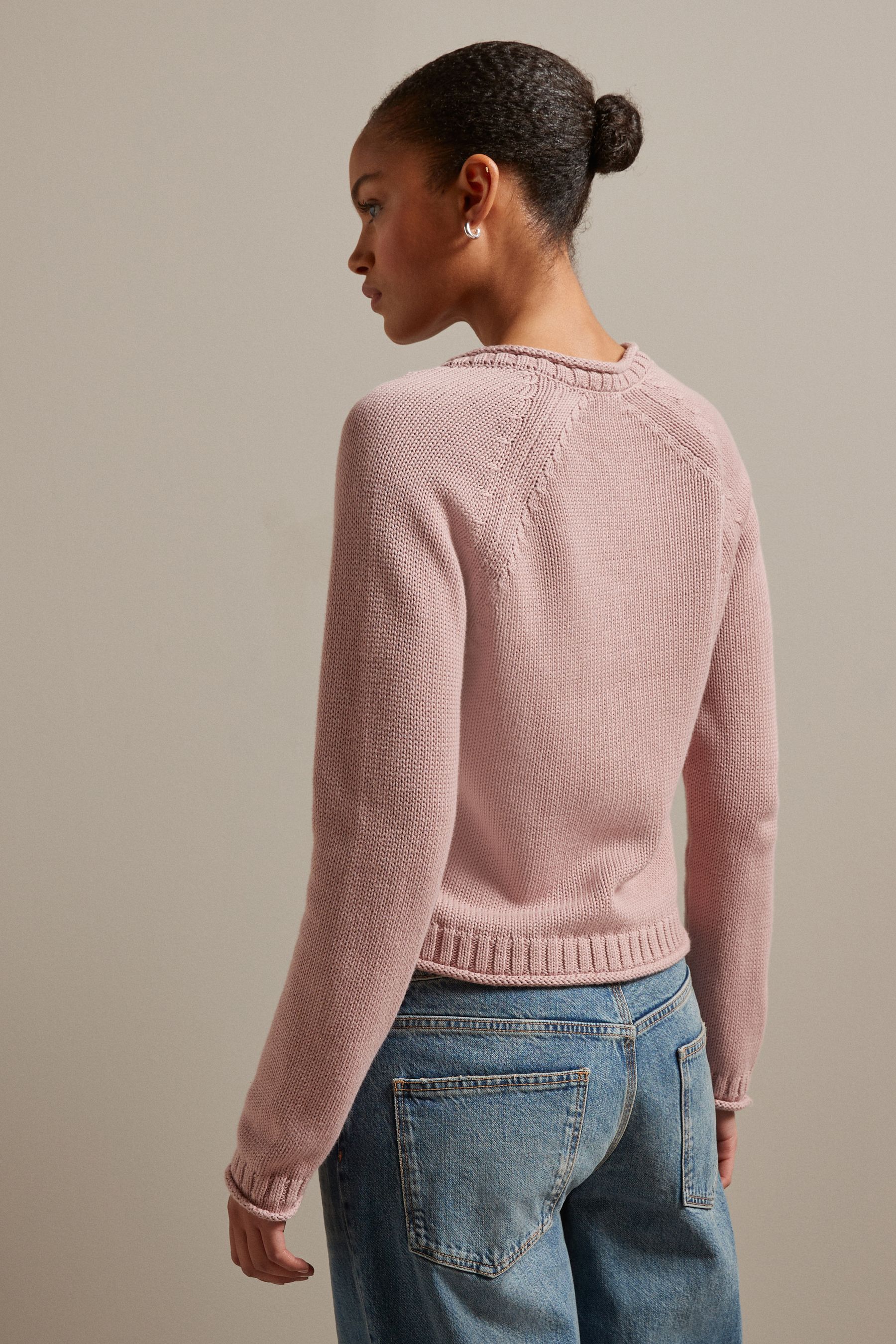 Next pink cardigan online