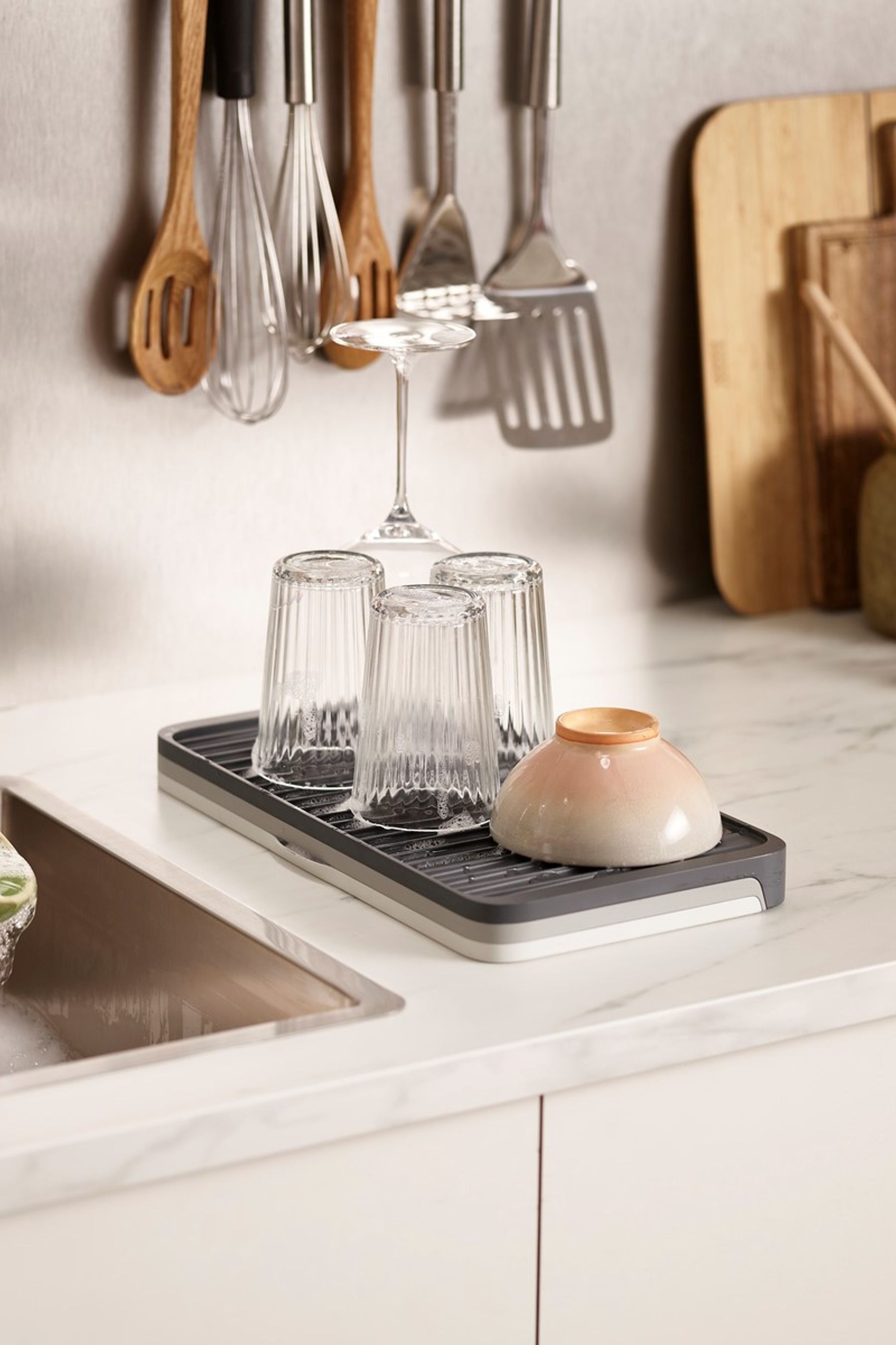 Buy Joseph Joseph Grey Tier Expandable Draining Mat from the Next UK online shop
