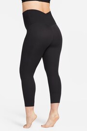 Nike Black Maternity Zenvy High Waisted 7/8 Leggings with Pockets - Image 2 of 9