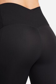 Nike Black Maternity Zenvy High Waisted 7/8 Leggings with Pockets - Image 6 of 9