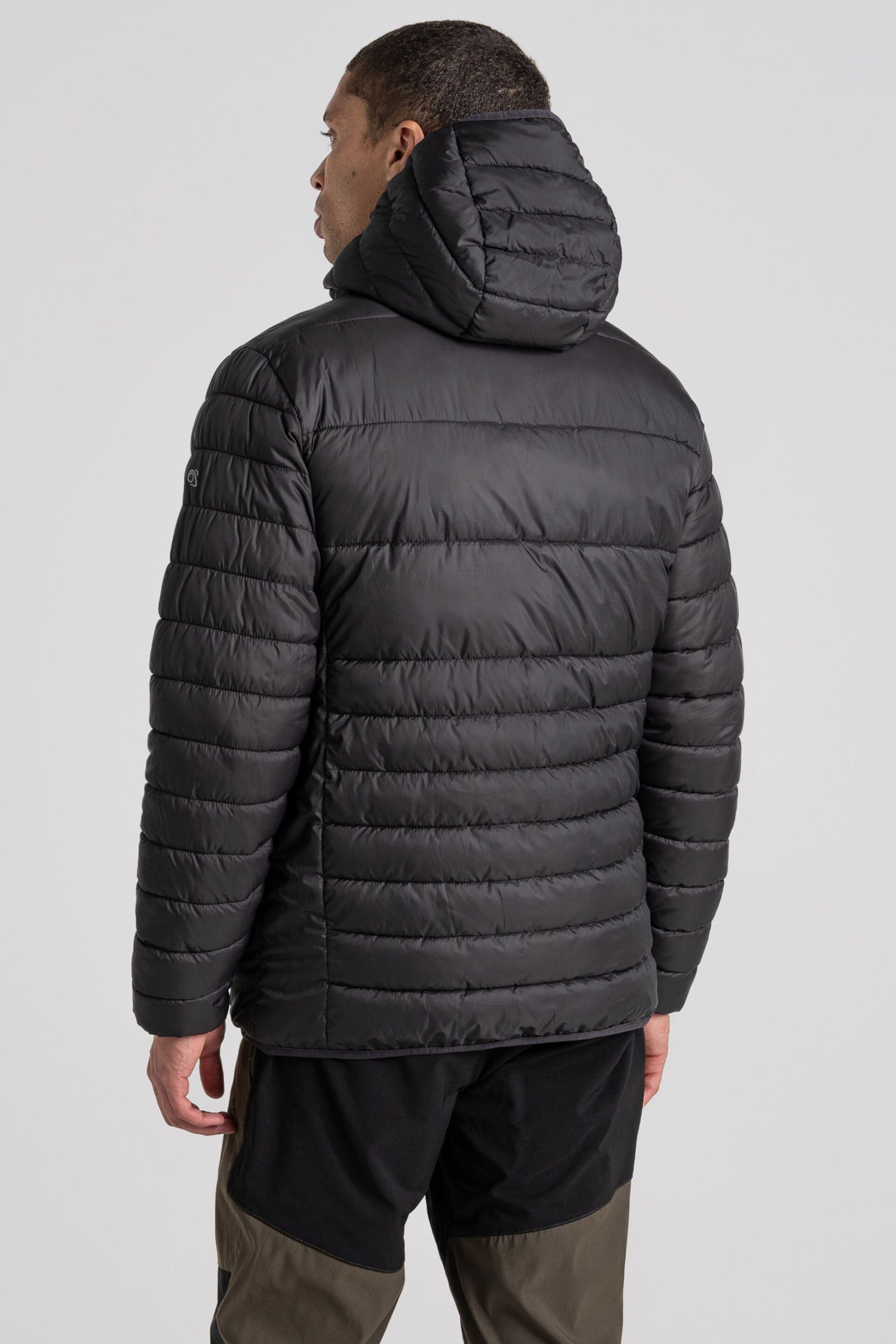 Craghoppers Compresslite VIII Hooded Black Jacket - Image 2 of 7