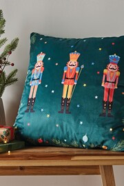 Catherine Lansfield Green Cushion - Image 2 of 5