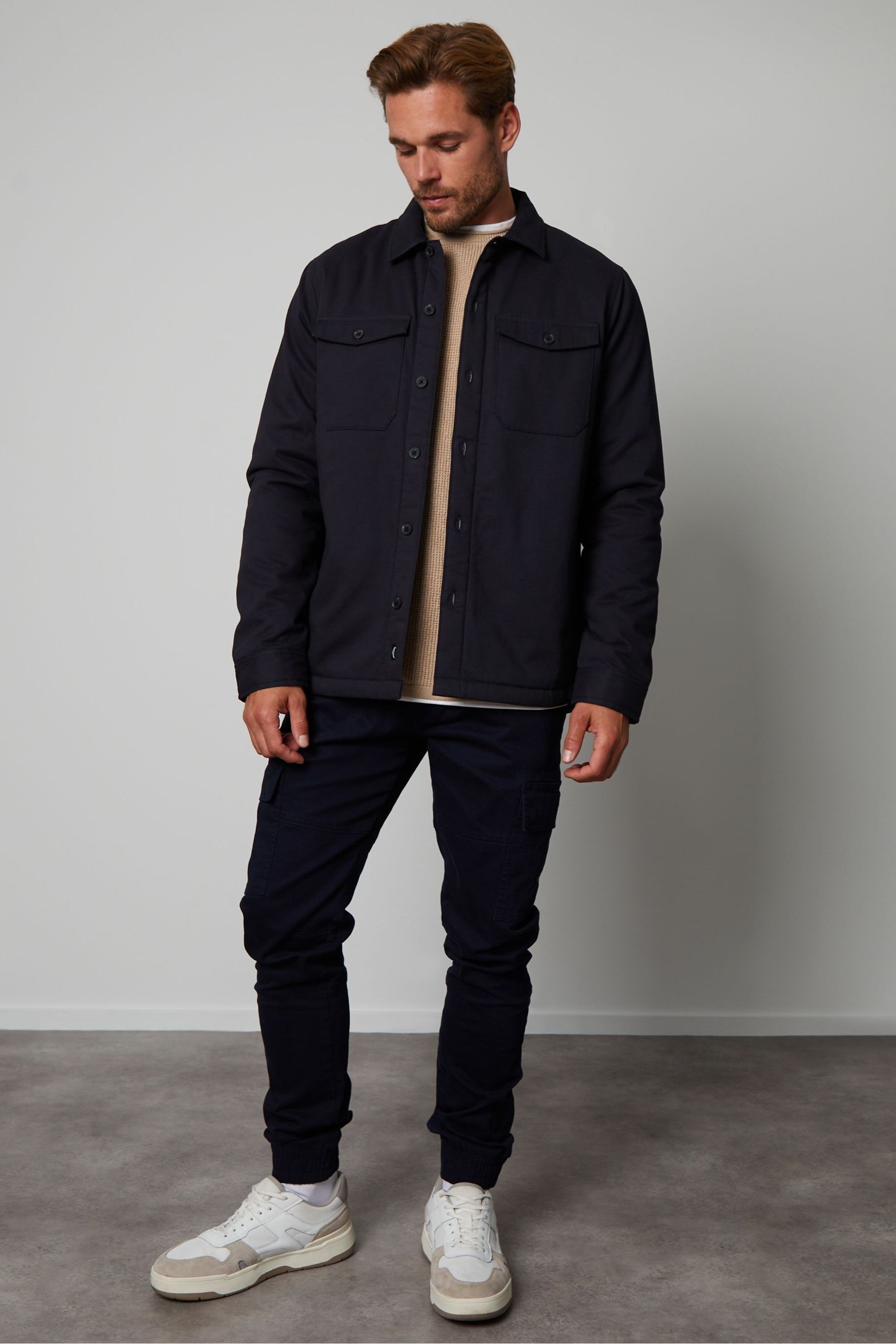 Black borg lined jacket new arrivals