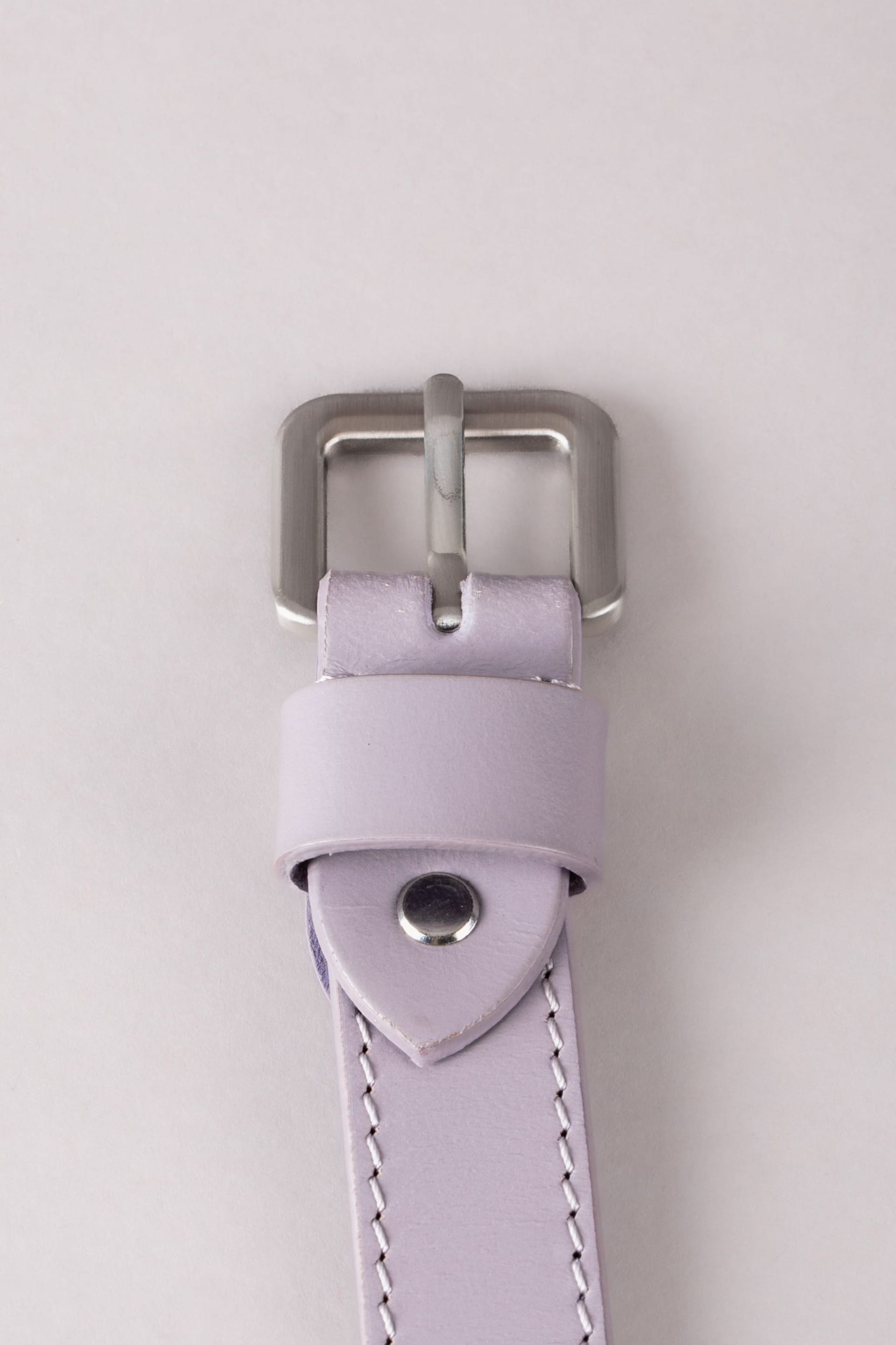 Lakeland Leather Purple Keswick Leather Belt - Image 3 of 3