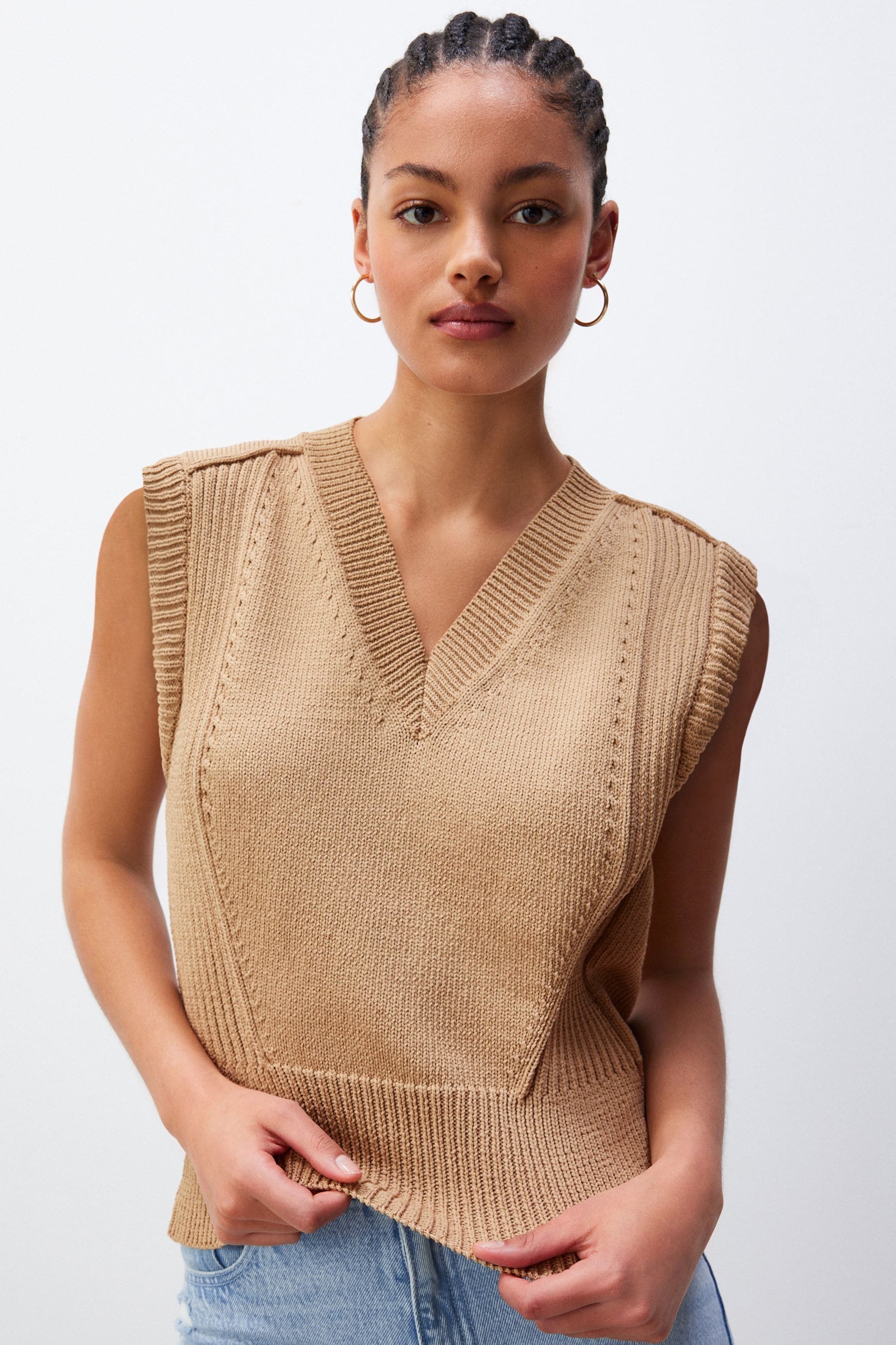 Vest v neck new arrivals