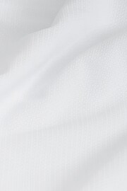 White Slim Fit Trimmed Easy Care Double Cuff Shirt - Image 7 of 7