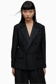 AllSaints Black Eve Blazer - Image 3 of 6