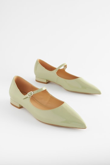 Green Forever Comfort® Point Toe Mary Jane Shoes