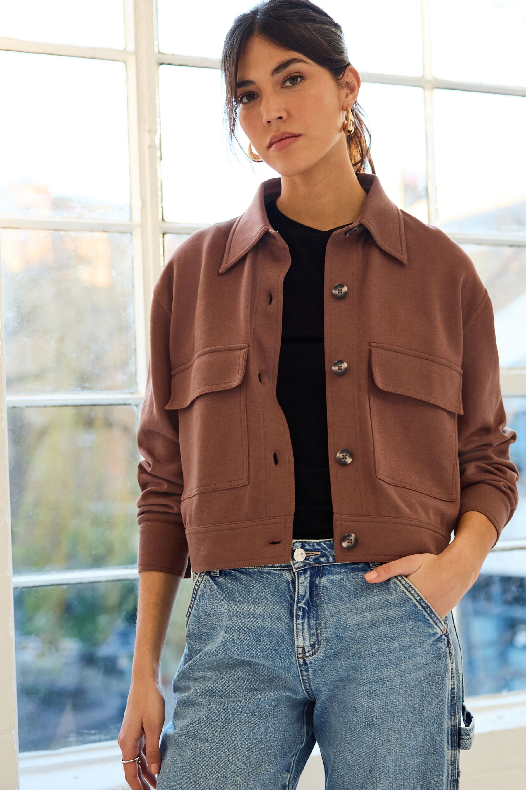 Jersey shirt jacket sale