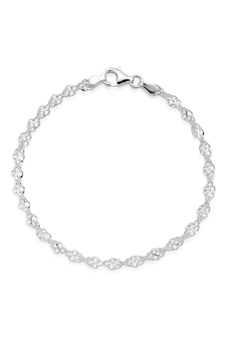 Beaverbrooks Sterling Silver Twist Bracelet - Image 1 of 3