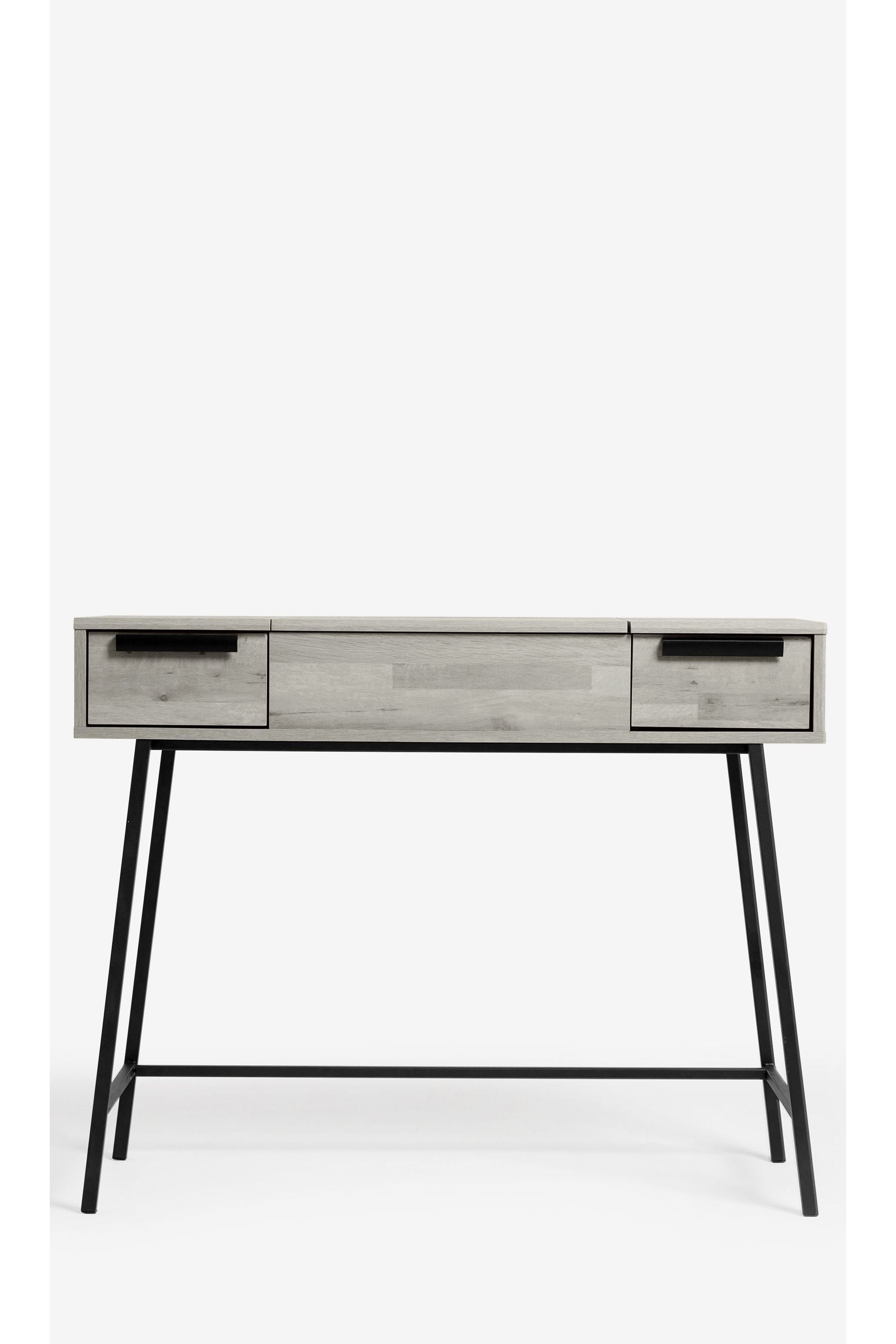 Buy Grey Bronx Oak Effect Console Dressing Table from the Next UK