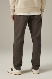 Brown Dark Regular Fit Overdyed Denim Jeans - Image 3 of 10