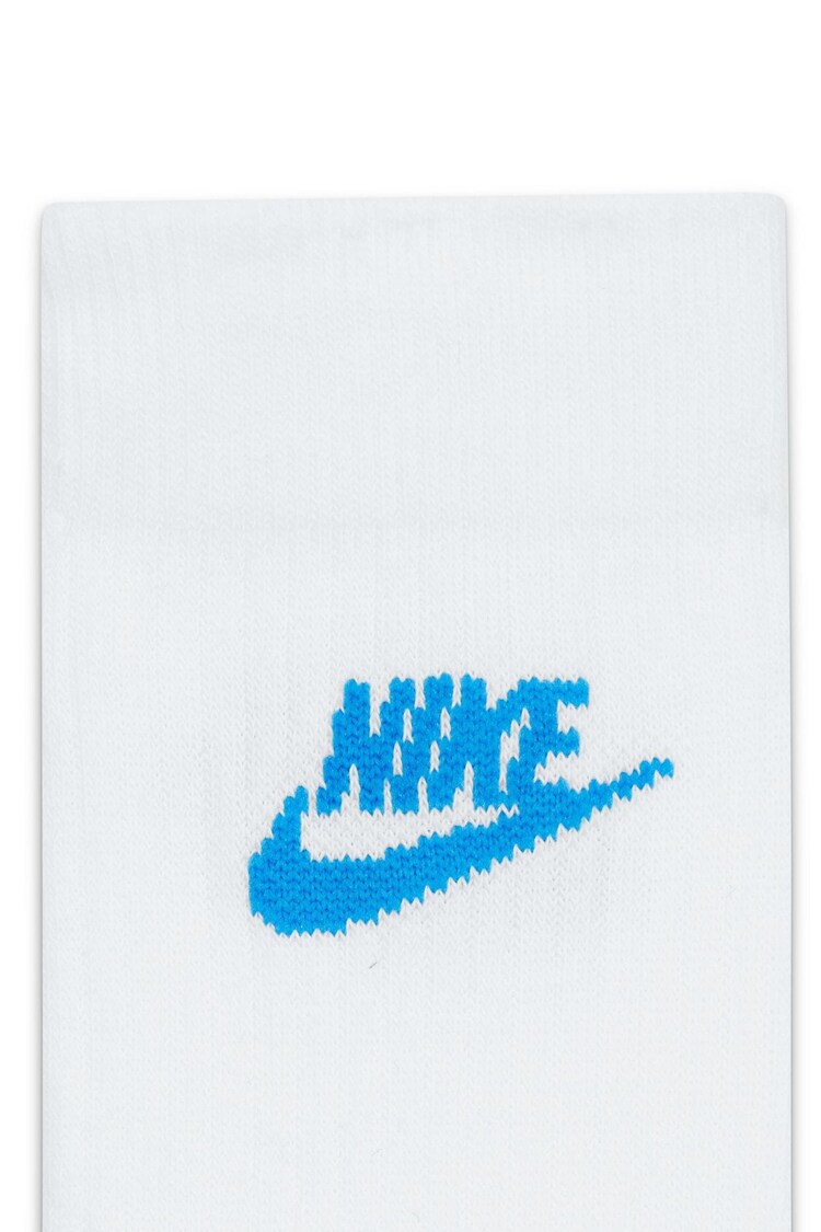 Nike White/Multi Everyday Essential Socks 3 Pack - Image 4 of 4