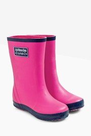 JoJo Maman Bébé Fuchsia Pink Classic Wellies - Image 1 of 1