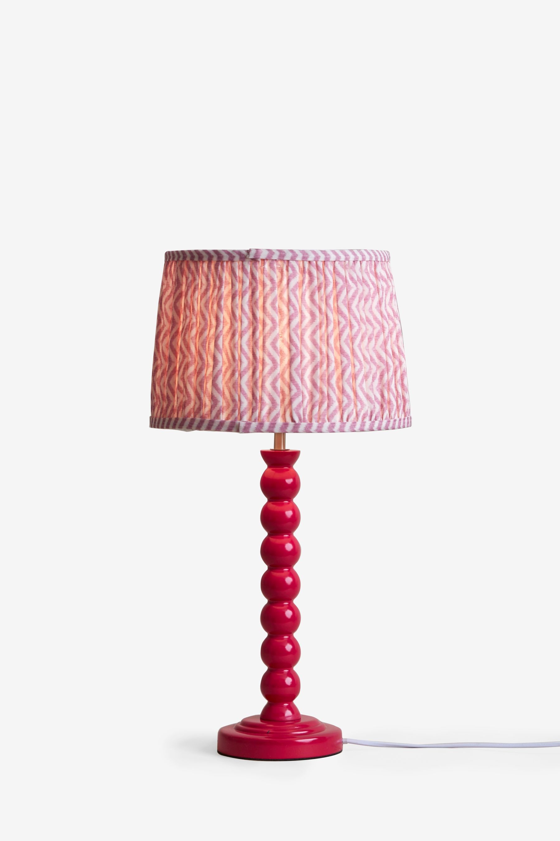 Next pink discount bedside lamp
