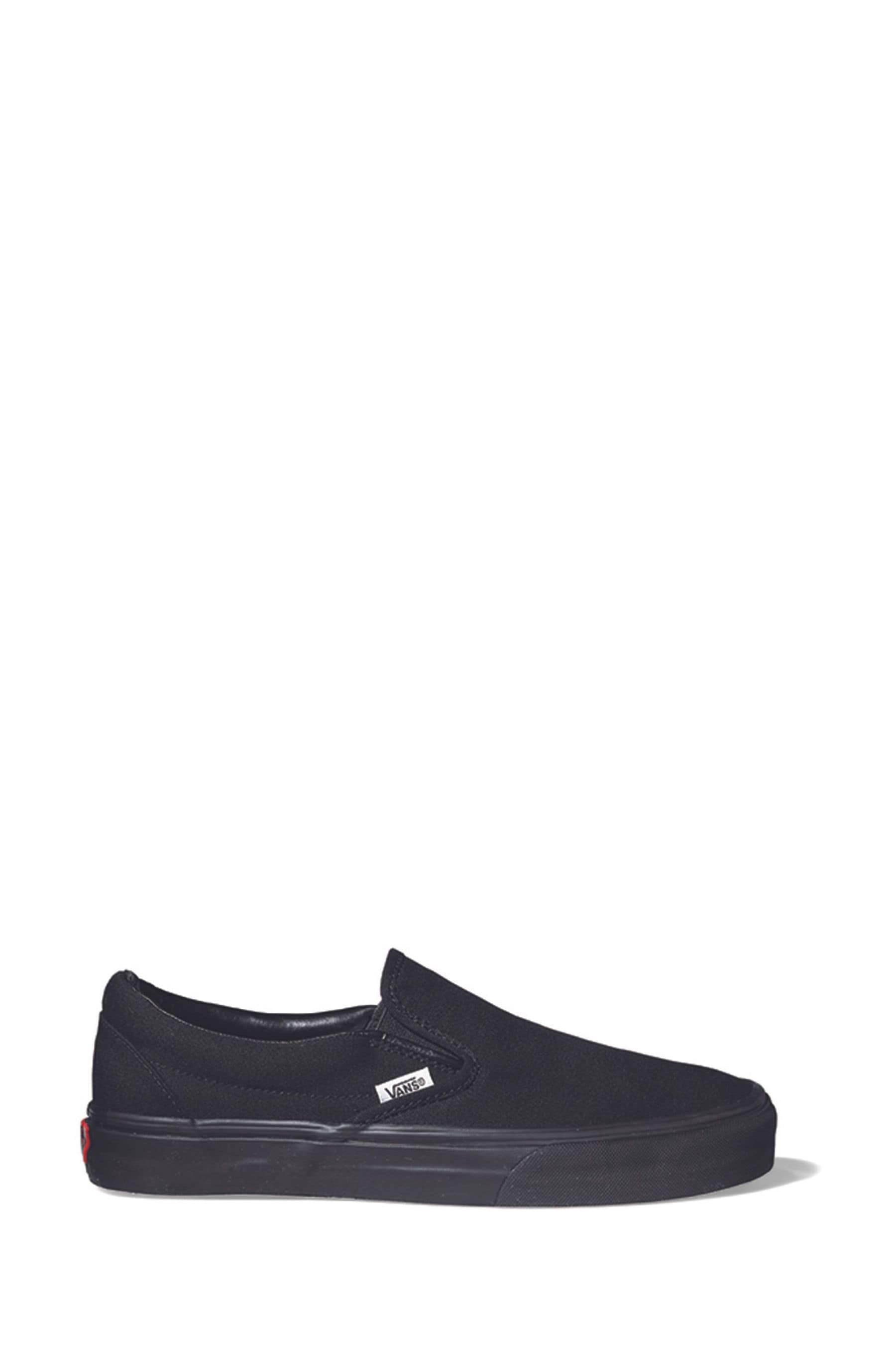 Black slip store on vans cheap