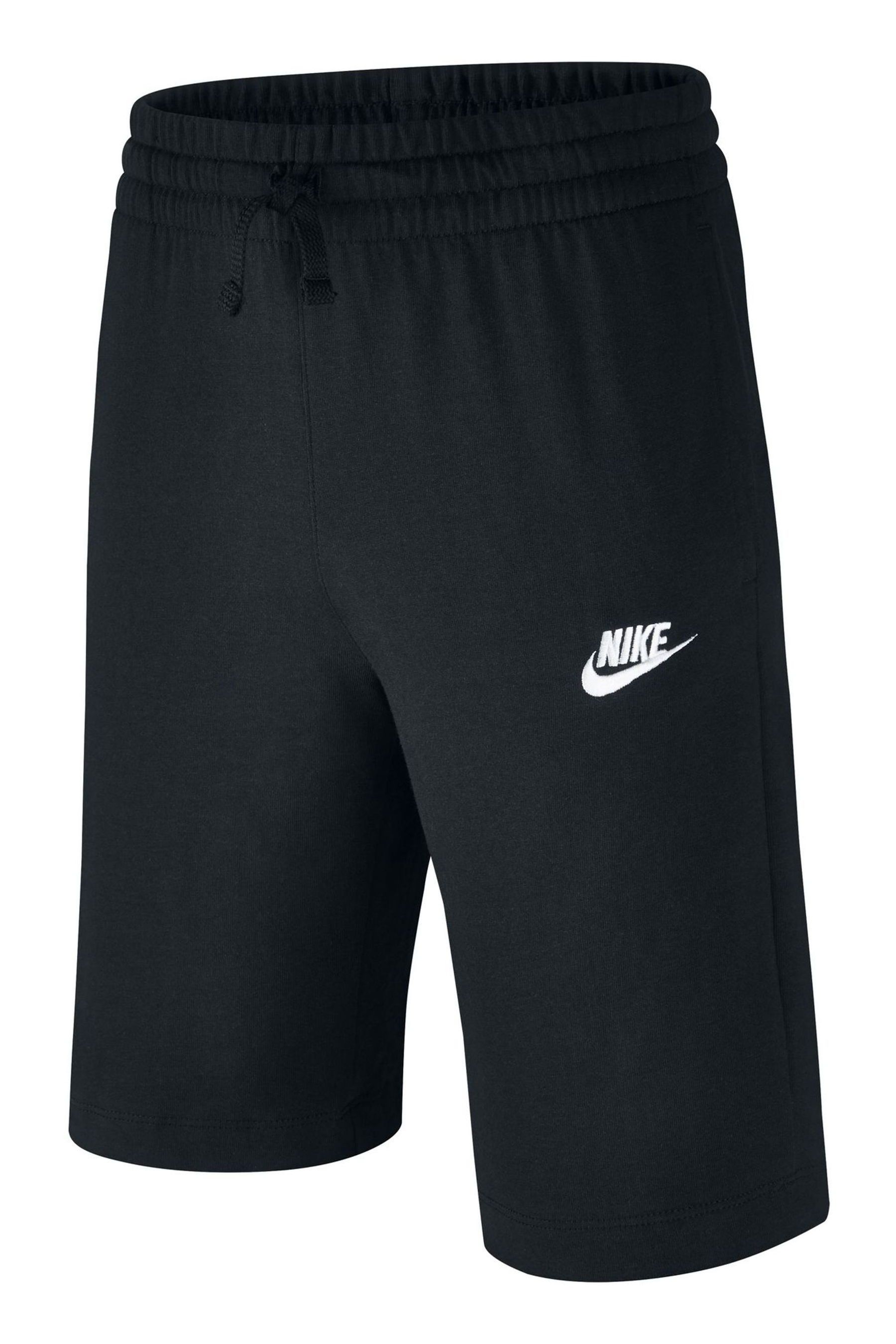 Nike black cotton shorts online