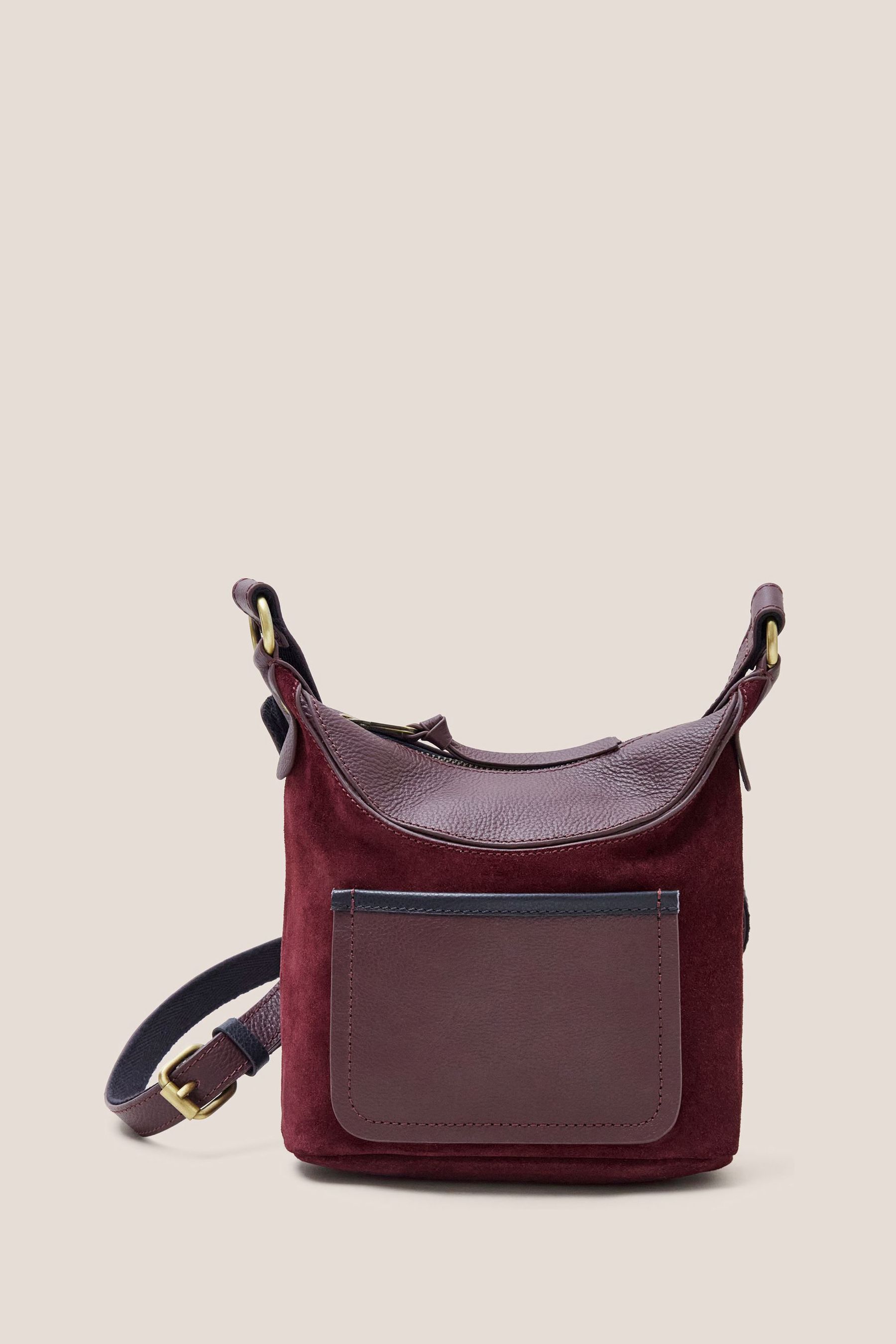 Buy White Stuff Mini Fleur Suede Cross body Bag from Next Ireland