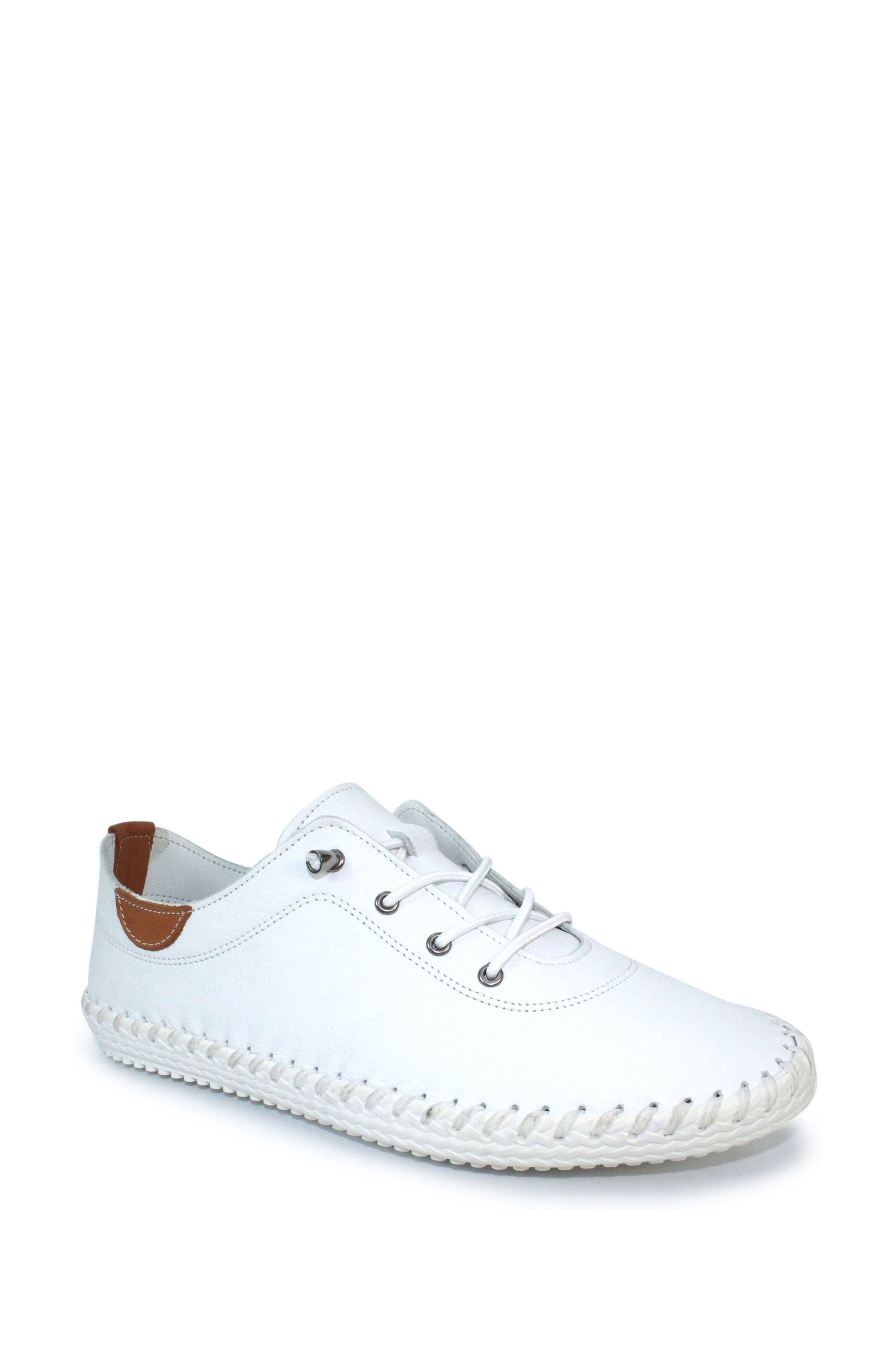 Lunar Leather Plimsolls