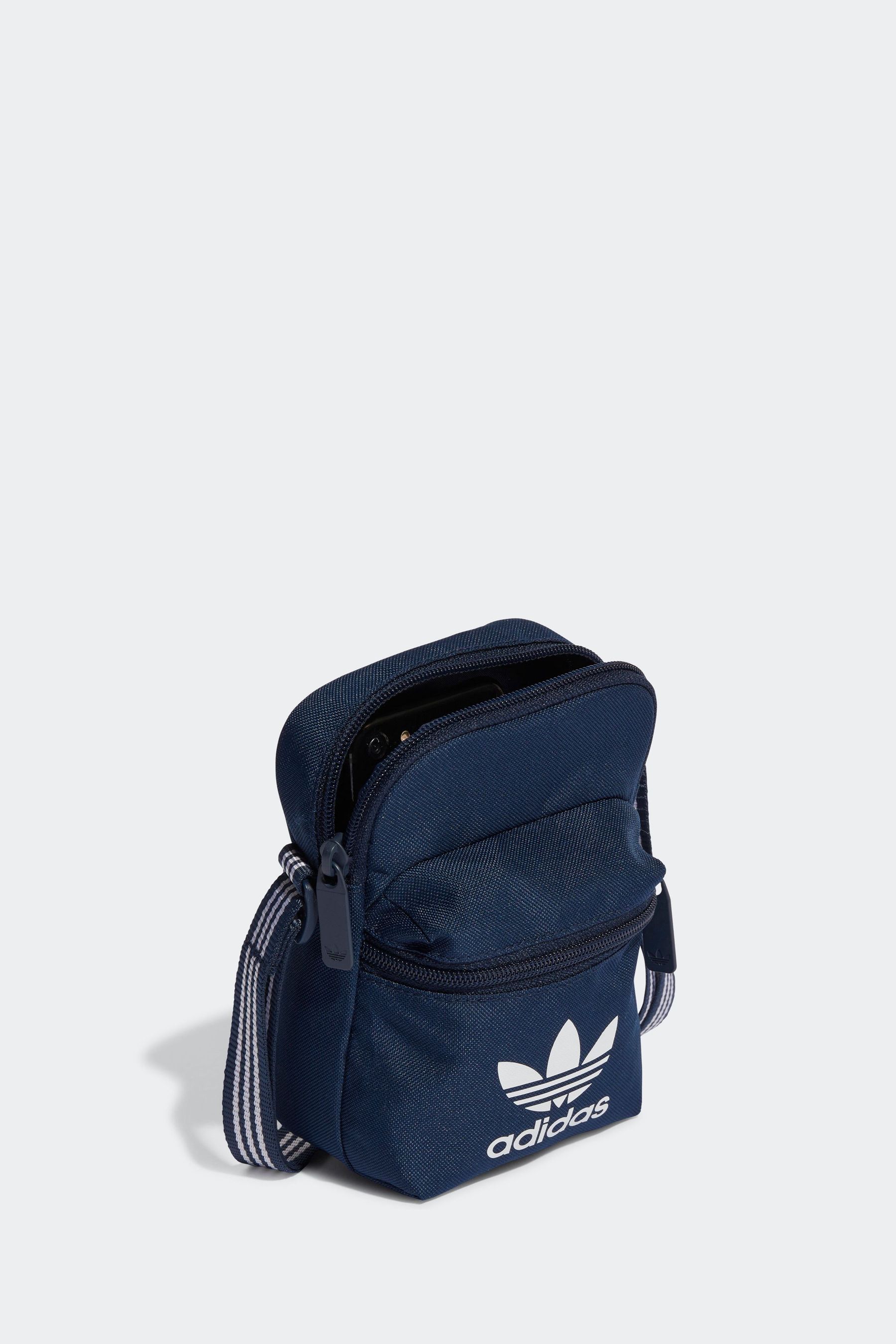 Adidas Originals Crossbody Bag Adicolor Classic Festival female blue logo print size One Size