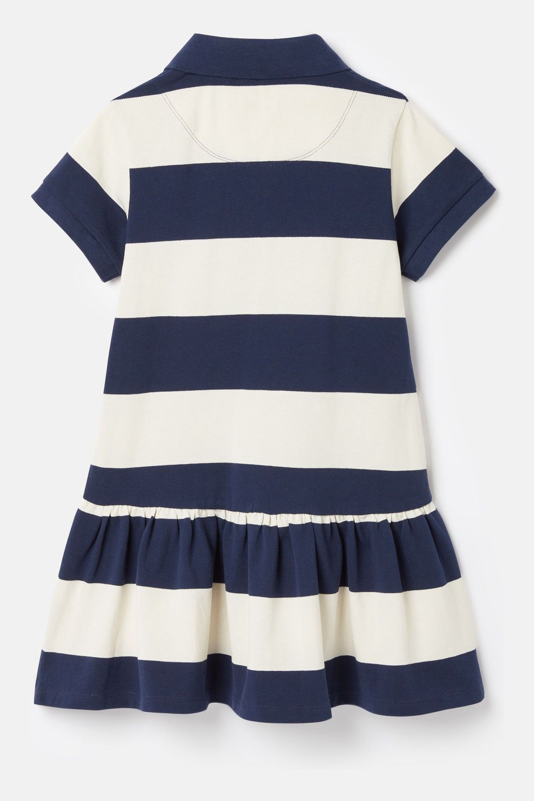 Buy Joules Girls Orla Navy Stripe Polo Shirt Dress from Next Luxembourg