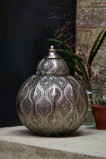 Silver Marrakech Table Lamp