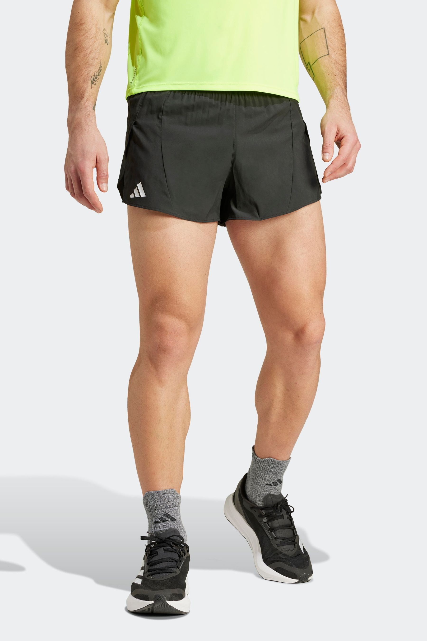 Buy adidas Black Adizero Essentials Running Split Shorts from Next Luxembourg