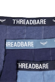 Threadbare Blue Hipster Boxers 3 Packs - Image 5 of 6