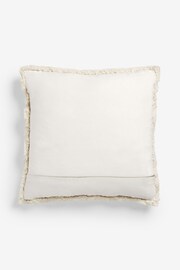 French Connection Cream Damia Crochet Cushion - Image 5 of 5