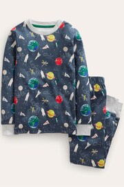 Boden Navy Snug Single Long John Pyjamas - Image 2 of 4