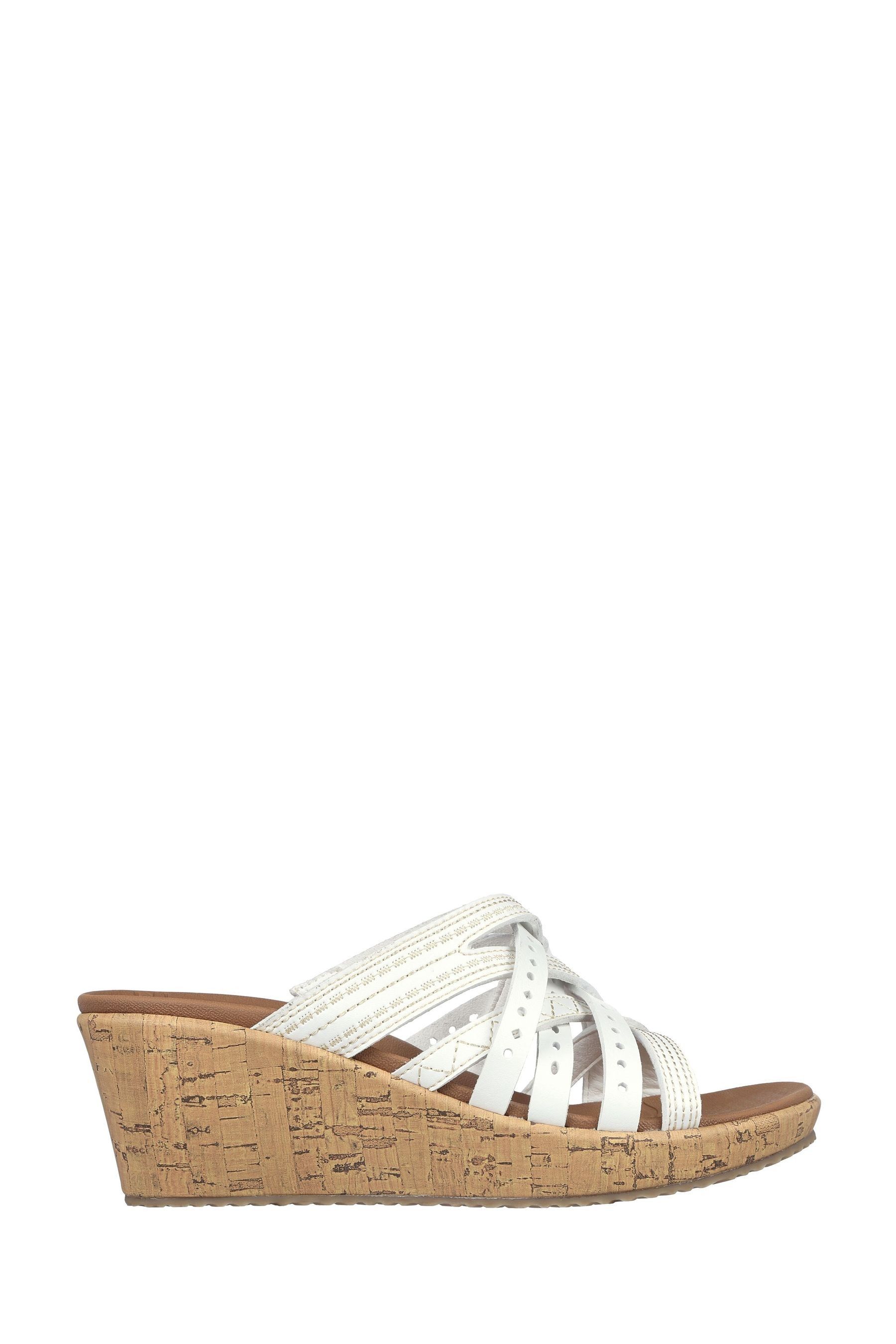 Buy Skechers White Beverlee Hot Spring Sandals from the Next UK