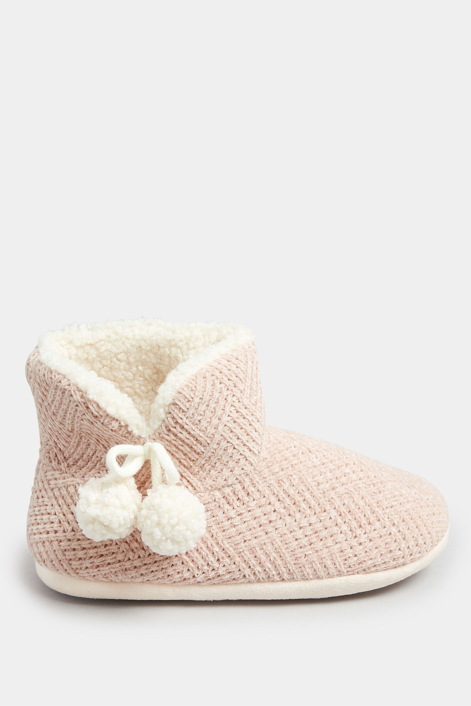 Pink discount boot slippers
